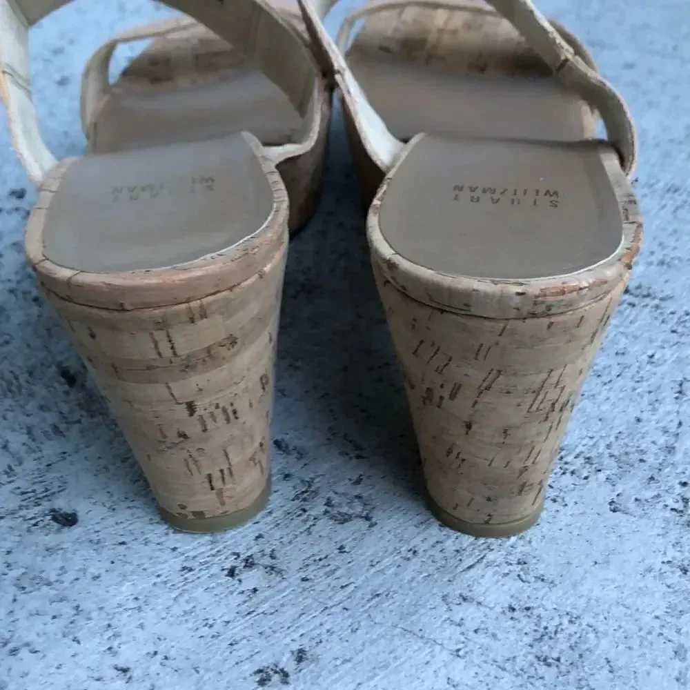 Stuart  Weitzman’s  cork heels